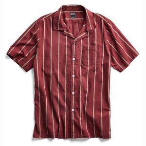 Todd Snyder Burgundy Camp Collar Shirt